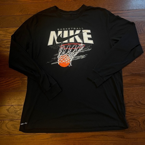 *Men’s Nike Dry-Fit Long Sleeve Tee Shirt Size XL - Picture 1 of 5